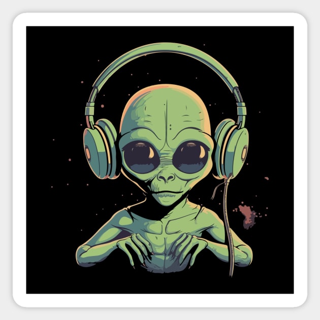 Space DJ Sticker by vamarik